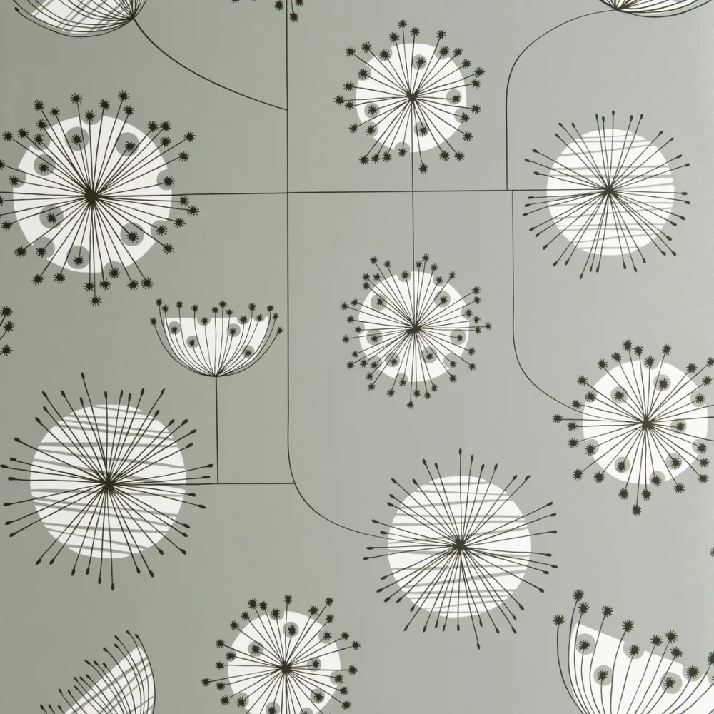 Kinfolk Dandelion Mobile Ash Misp1238 Grå Tapet - Midbec | Stuvbutiken
