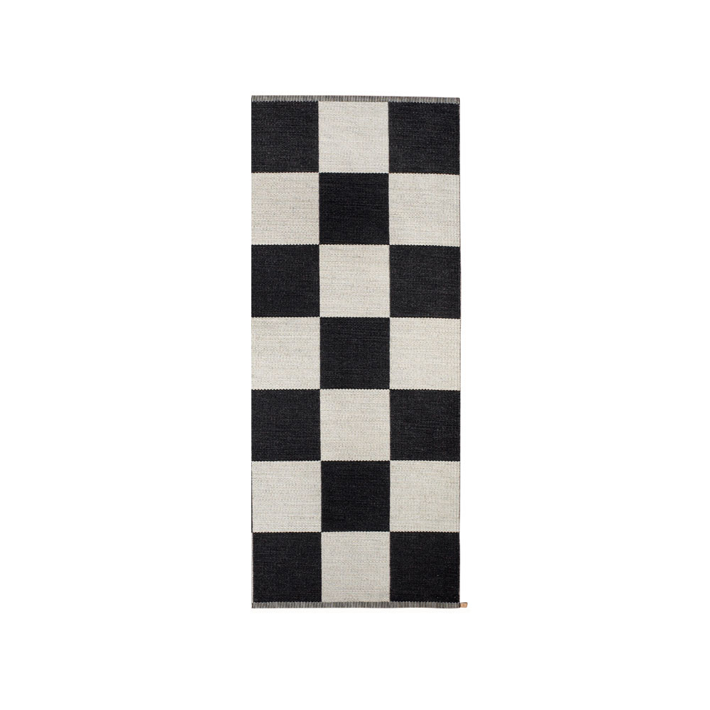 Checkerboard Icon matta 85x200 cm, Midnight black 554