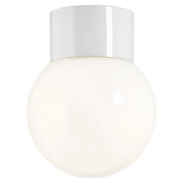 Ifö Electric Classic Glob Takarmatur blank, rak, IP54 Svart
