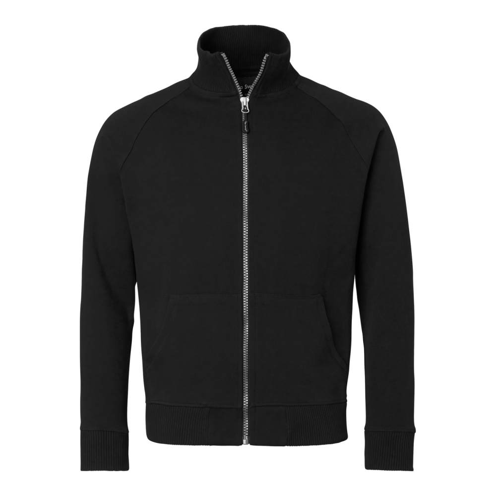 TRÖJA TOP SWEDE HEL ZIP SVART S