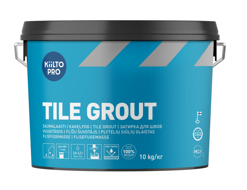 KAKELFOG KIILTO PRO 48 KOLGRÅ 10KG