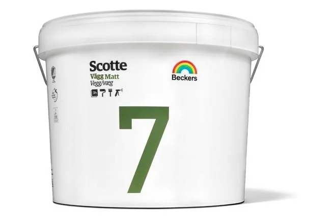 Beckers Scotte 5 Väggfärg helmatt Antikvit