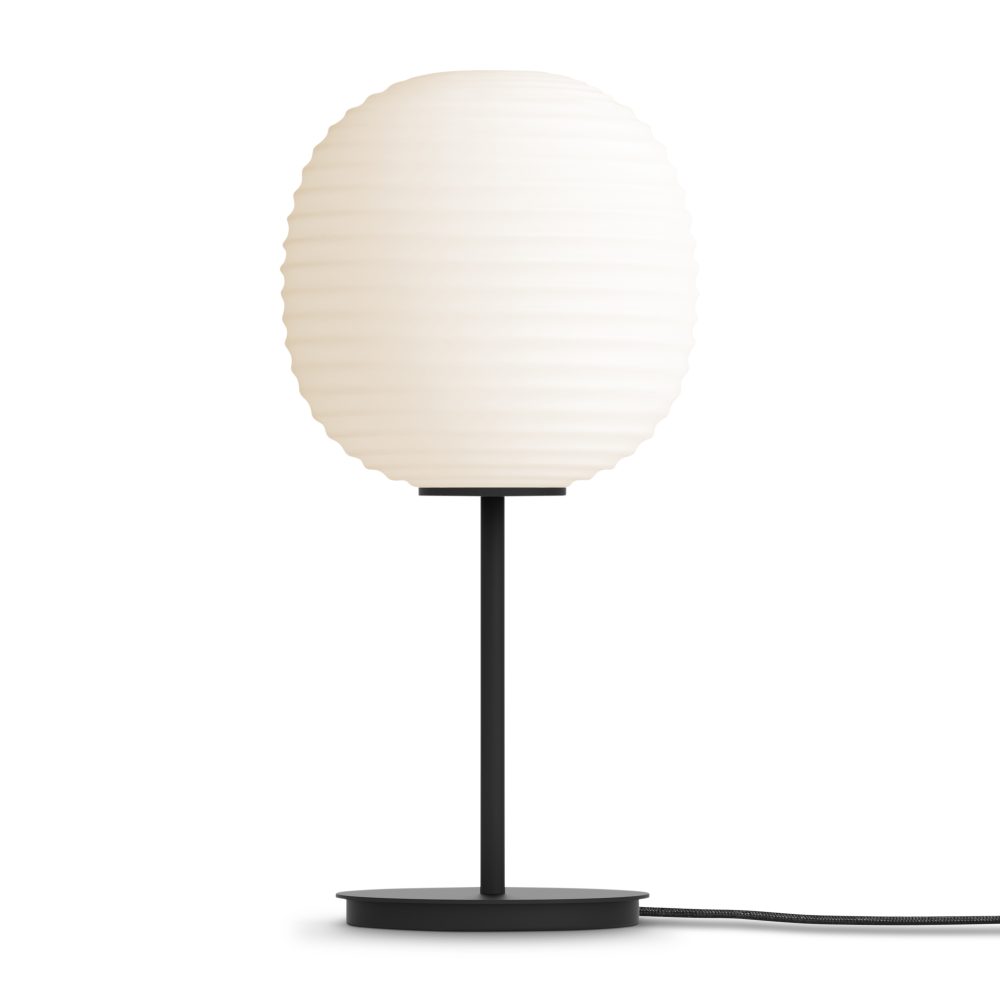 Lantern bordslampa small, Frosted white opal glass